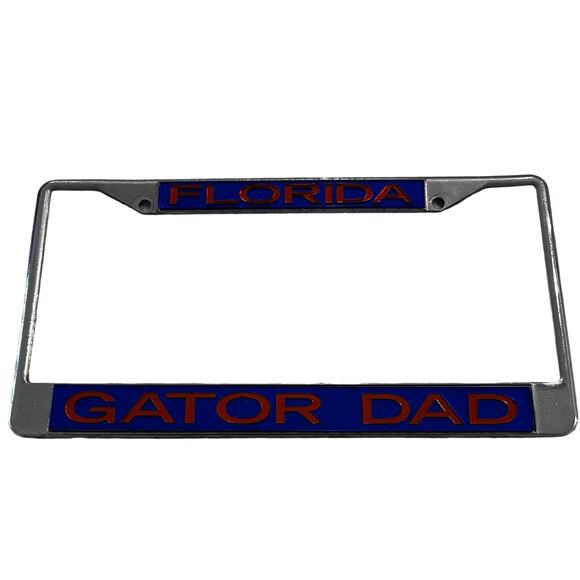 University Of Florida Gators Dad License Plate Holder - Picture 1 of 1
